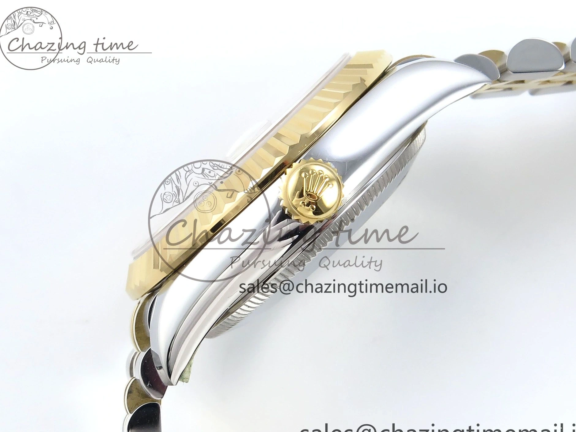 0228 DateJust 31 278273 ARF 1:1 Best Edition 904L Steel Gray Roman Diamonds Dial on SS YG Jubilee Bracelet ETA Comfortable 564